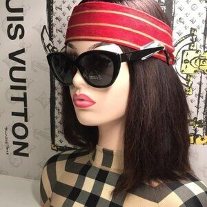 New Authentic Prada Black Women's Sunglasses PR 16X-F 1AB-550